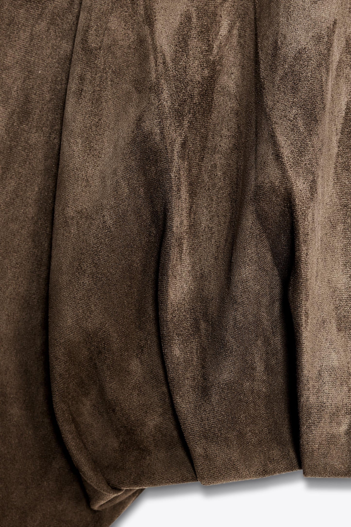 Suede Effect Bomber Jacket