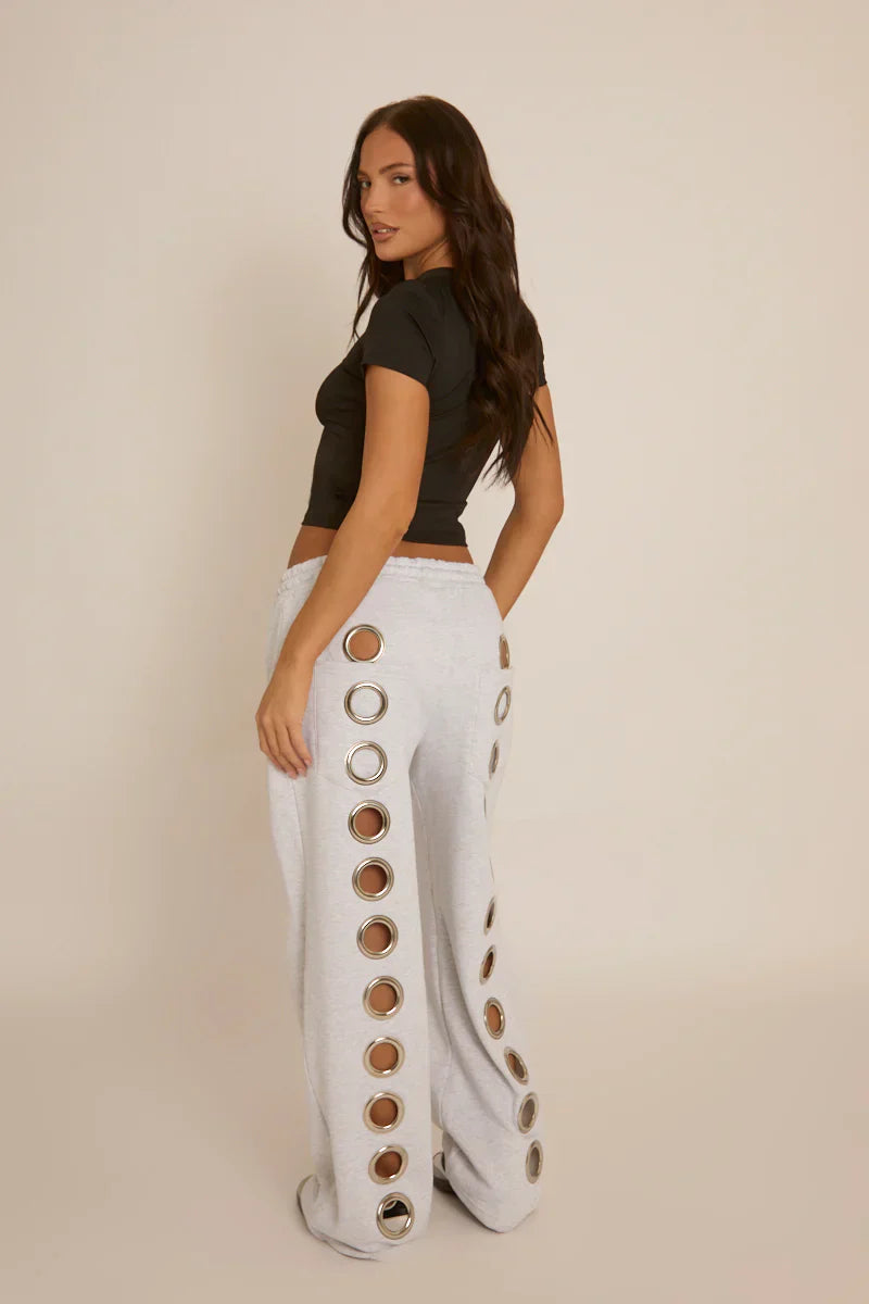 Pantaloni della tuta con occhielli