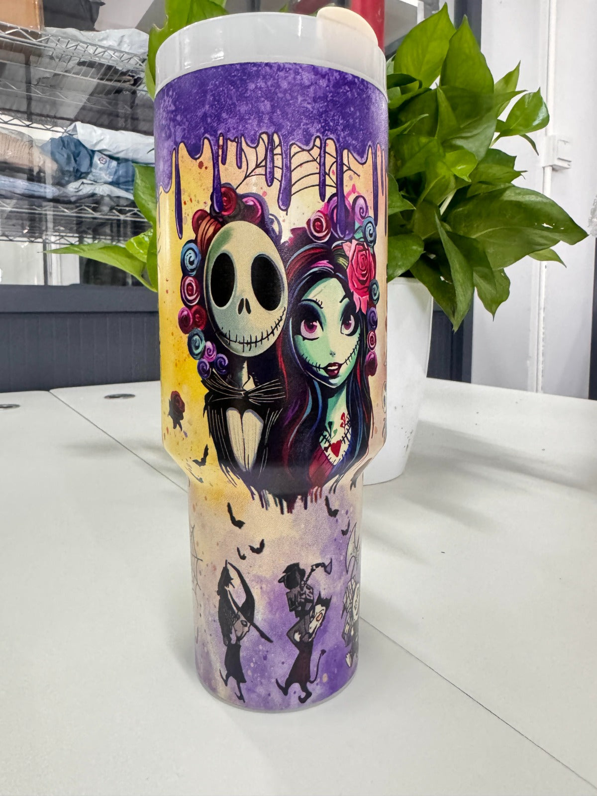 Sally x Jack Skellington Bicchiere da 40 Oz