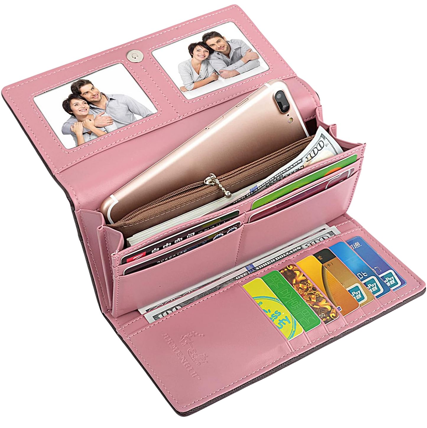 Portafoglio Rosa con Fiocco