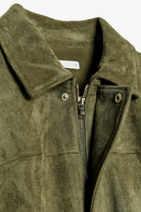Giacca Bomber Effetto Camoscio