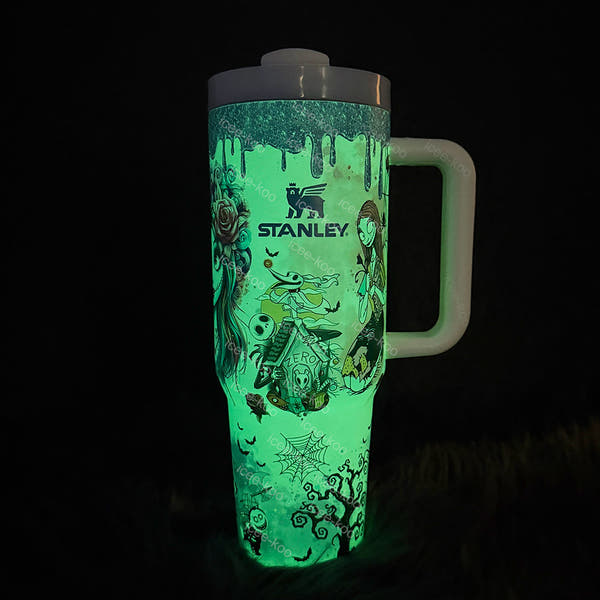 Bicchiere da 40oz con cuciture luminose al buio