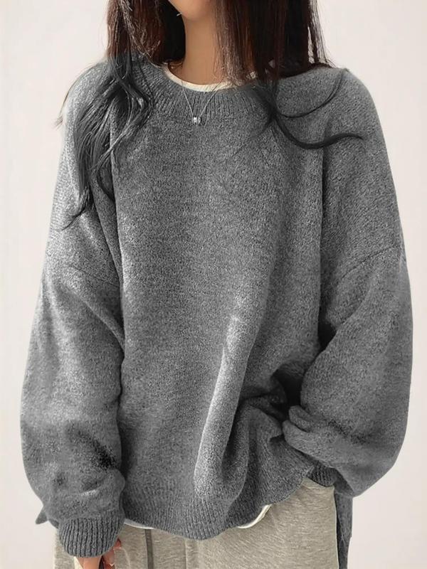 Maglione a maglia con spacco Evina™