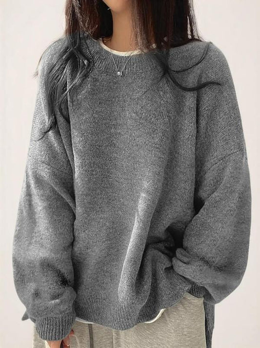 Maglione a maglia con spacco Evina™