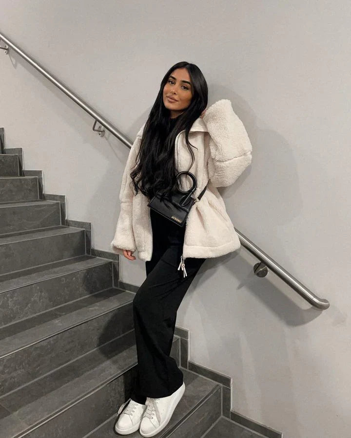 Olivia – Cappotto Teddy Caldo