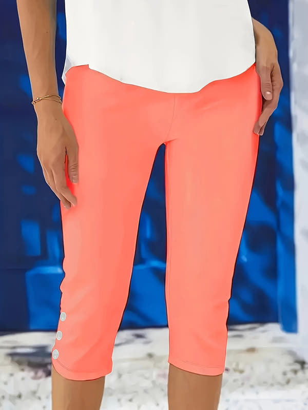 Capri elasticizzati lucidi Clara
