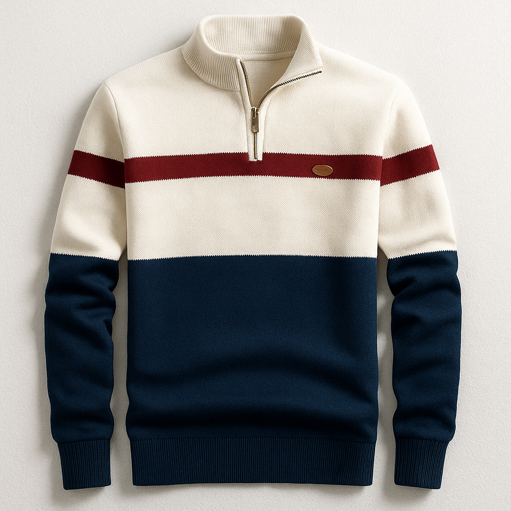 Colton Pullover con mezza cerniera
