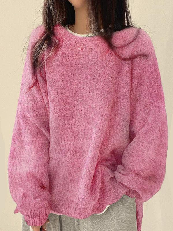 Maglione a maglia con spacco Evina™