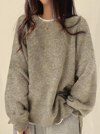 Maglione a maglia con spacco Evina™