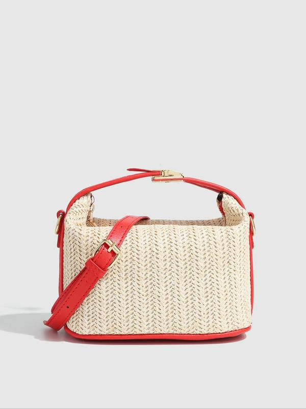 Borsa a tracolla Evina™ in paglia