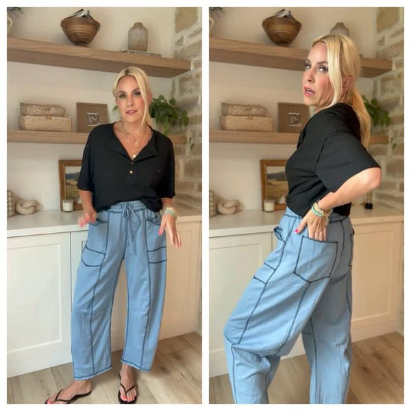 Pantaloni Lounge a Canna Evina™