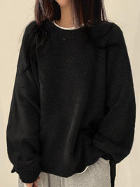 Maglione a maglia con spacco Evina™