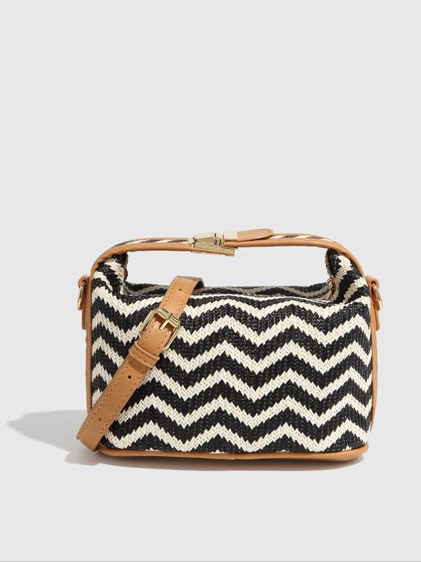 Borsa a tracolla Evina™ in paglia
