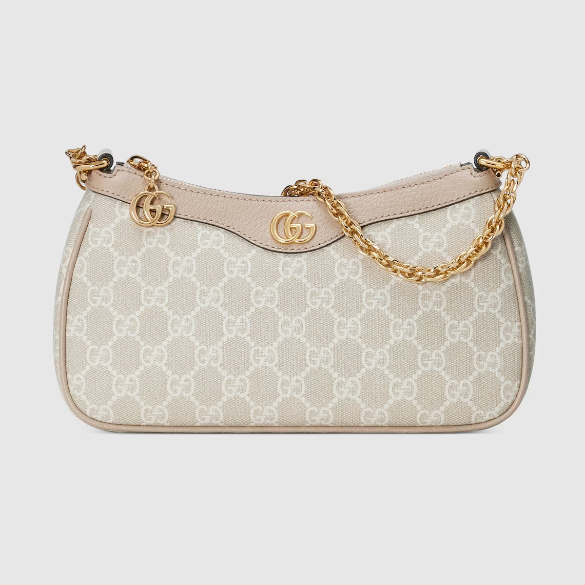 Borsa a tracolla con motivo a tela