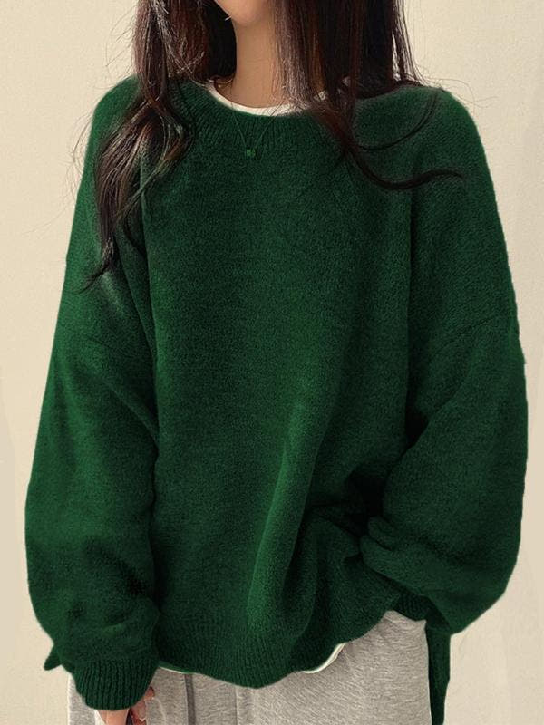 Maglione a maglia con spacco Evina™