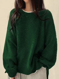 Maglione a maglia con spacco Evina™