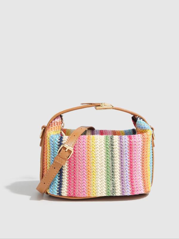 Borsa a tracolla Evina™ in paglia