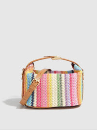 Borsa a tracolla Evina™ in paglia
