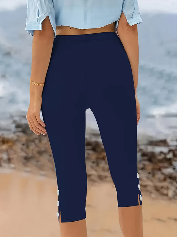 Capri elasticizzati lucidi Clara