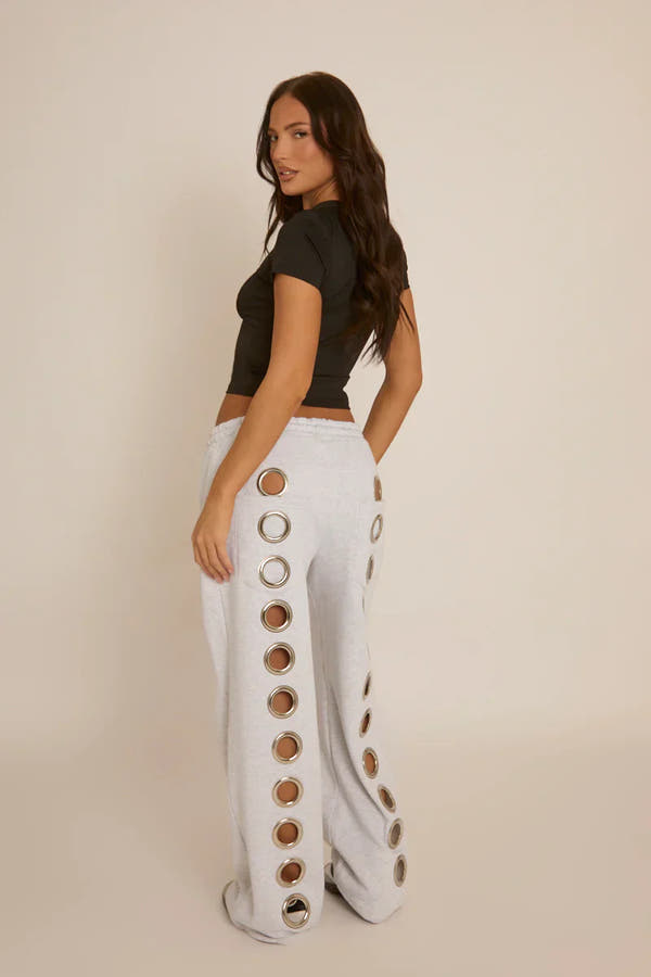 Pantaloni della tuta con occhielli