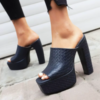 Sandali con zeppa in pelle Bianca