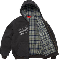 Plaid-Lined Work Jacket