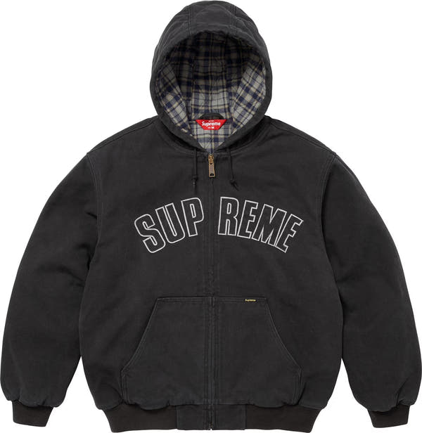 Plaid-Lined Work Jacket