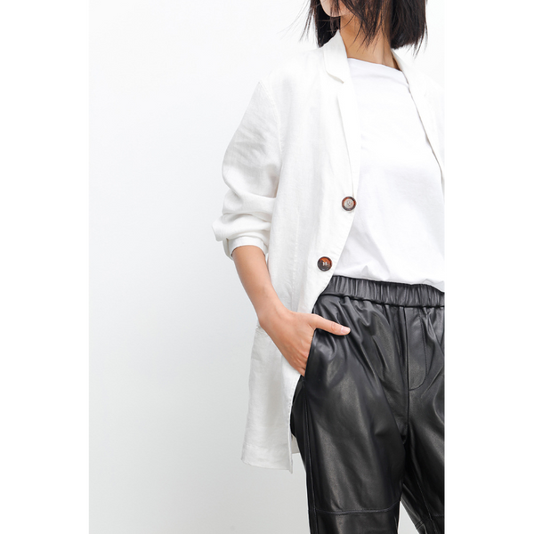 Pantaloni in pelle Sloane