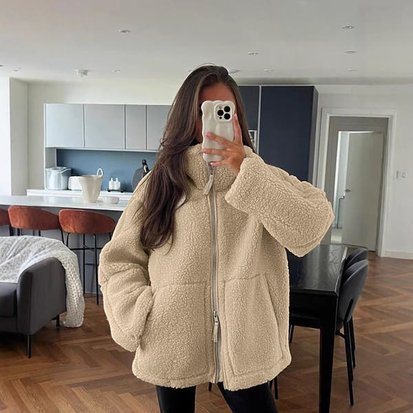 Olivia – Cappotto Teddy Caldo