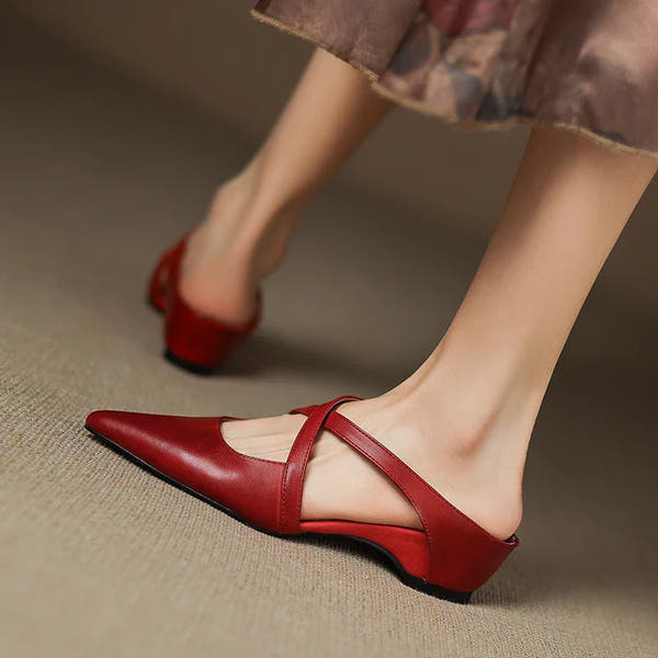 Mules in vera pelle Helene
