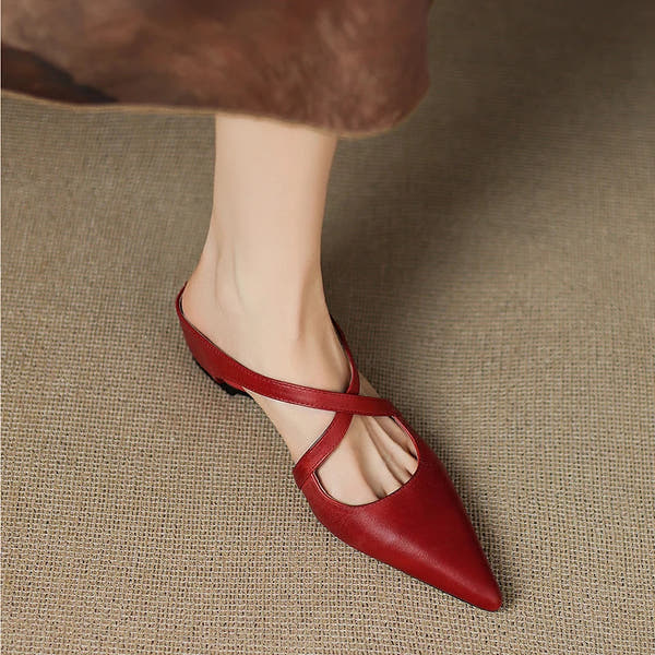 Mules in vera pelle Helene