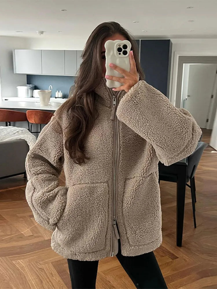 Olivia – Cappotto Teddy Caldo