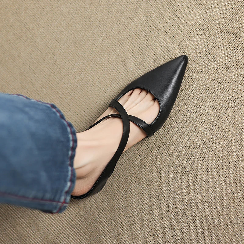 Mules in vera pelle Helene