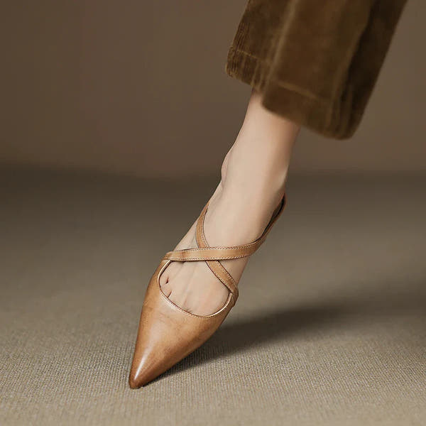 Mules in vera pelle Helene