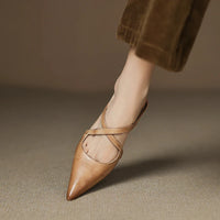 Mules in vera pelle Helene