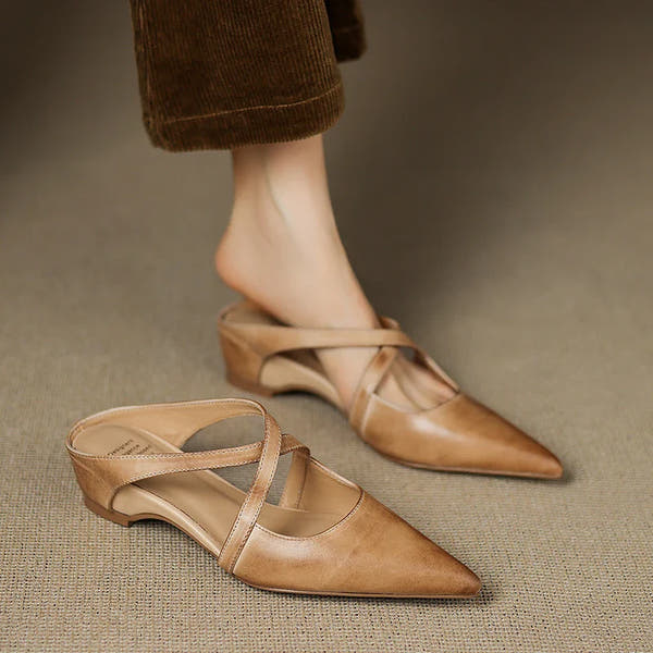 Mules in vera pelle Helene