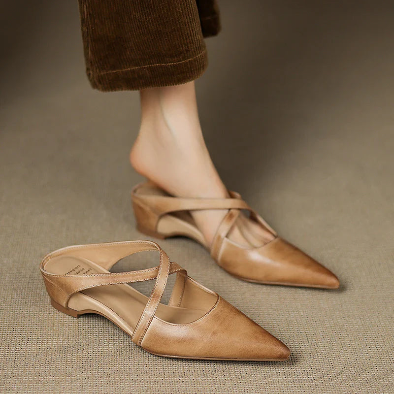 Mules in vera pelle Helene