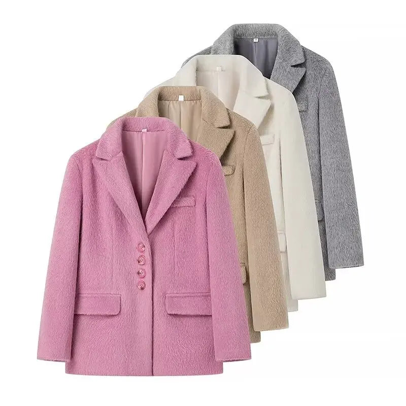 Blazer in pelliccia Allegra