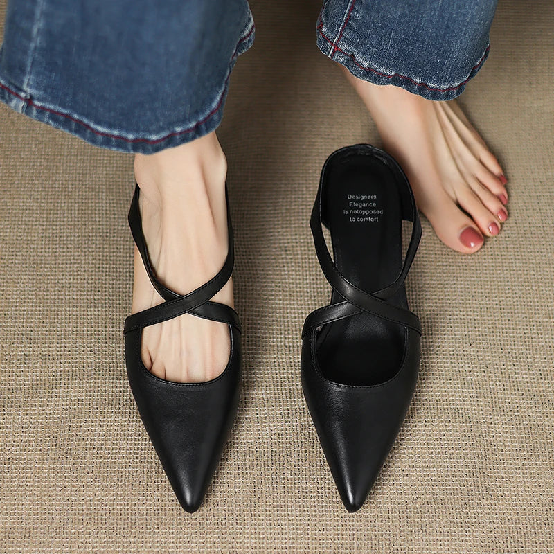 Mules in vera pelle Helene