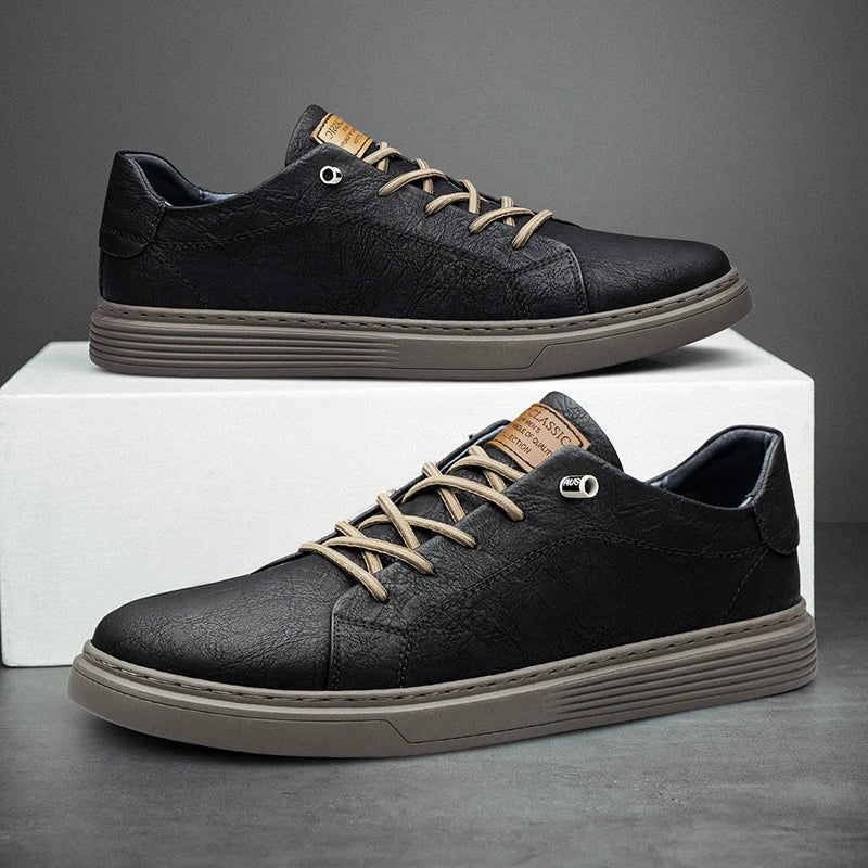 SCARPE DA GINNASTICA IN PELLE OXFORDS