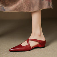 Mules in vera pelle Helene