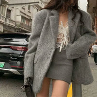 Blazer in pelliccia Allegra