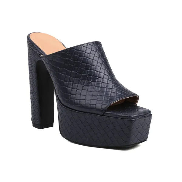 Sandali con zeppa in pelle Bianca