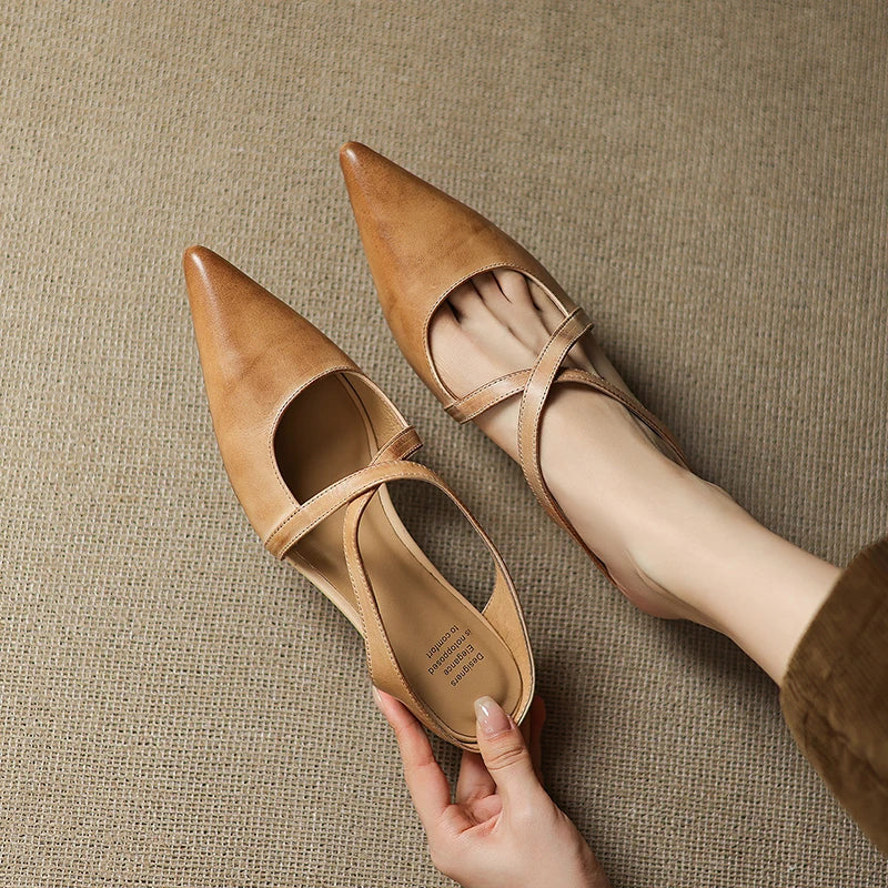Mules in vera pelle Helene