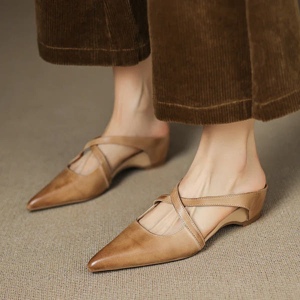Mules in vera pelle Helene