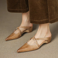 Mules in vera pelle Helene