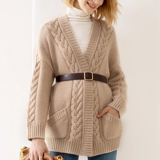 Aveline Cashmere Cardigan