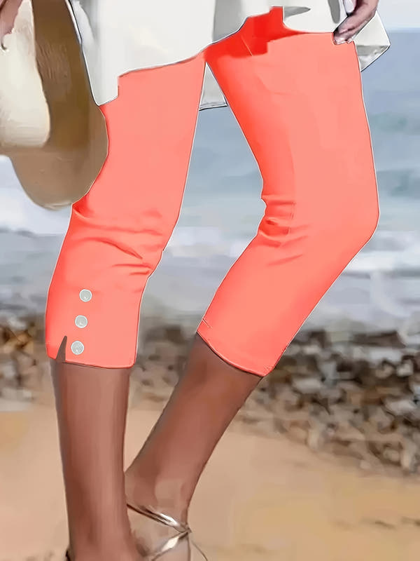 Capri elasticizzati lucidi Clara
