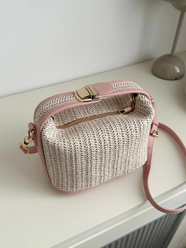 Borsa a tracolla Evina™ in paglia