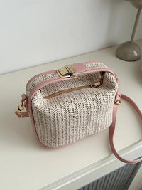 Borsa a tracolla Evina™ in paglia